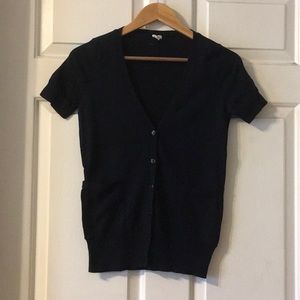 JCrew short sleeve cardigan, size XS